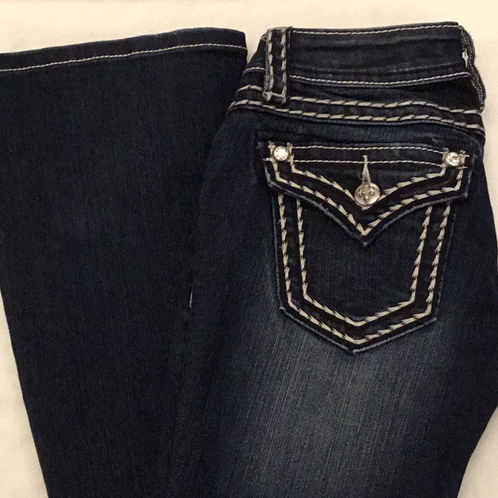Miss Me. Flare Leg Jeans, Size 24